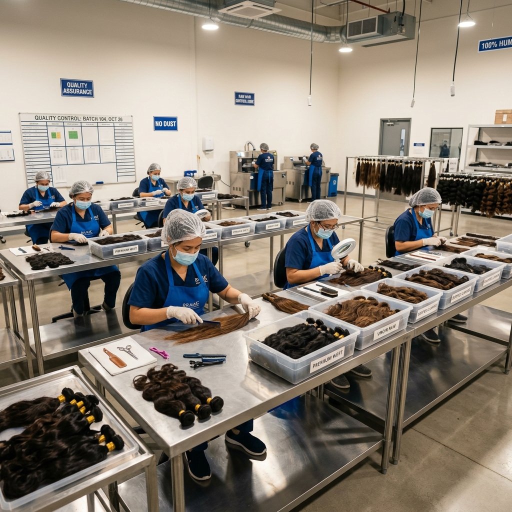 Naara Hair Factory Plant Floor